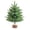 Green, variant on Lksixu Christmas Tree Christmas Decorations, 17.7 inch Miniature Plastic Christmas Desktop Decorative Tree with Wooden Base, Scene Layout Christmas Ornaments for Front Door Desktop Indoor Outdoor