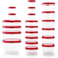 thumbnail image 2 of Rubbermaid Vented Lids BPA Free Plastic Food Storage Containers, Set of 21 (42 Pieces Total), Racer Red | Reusable & Stackable & Easy Find Lids 7-Cup Food Storage and Organization Container, Racer Red, 2 of 7