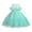 Green, variant on Coerni Girl's Wedding Parties Dress | Toddler Baby Tulle Tutu Birthday Princess Dresses Formal Bridesmaid Pageant Prom Gown