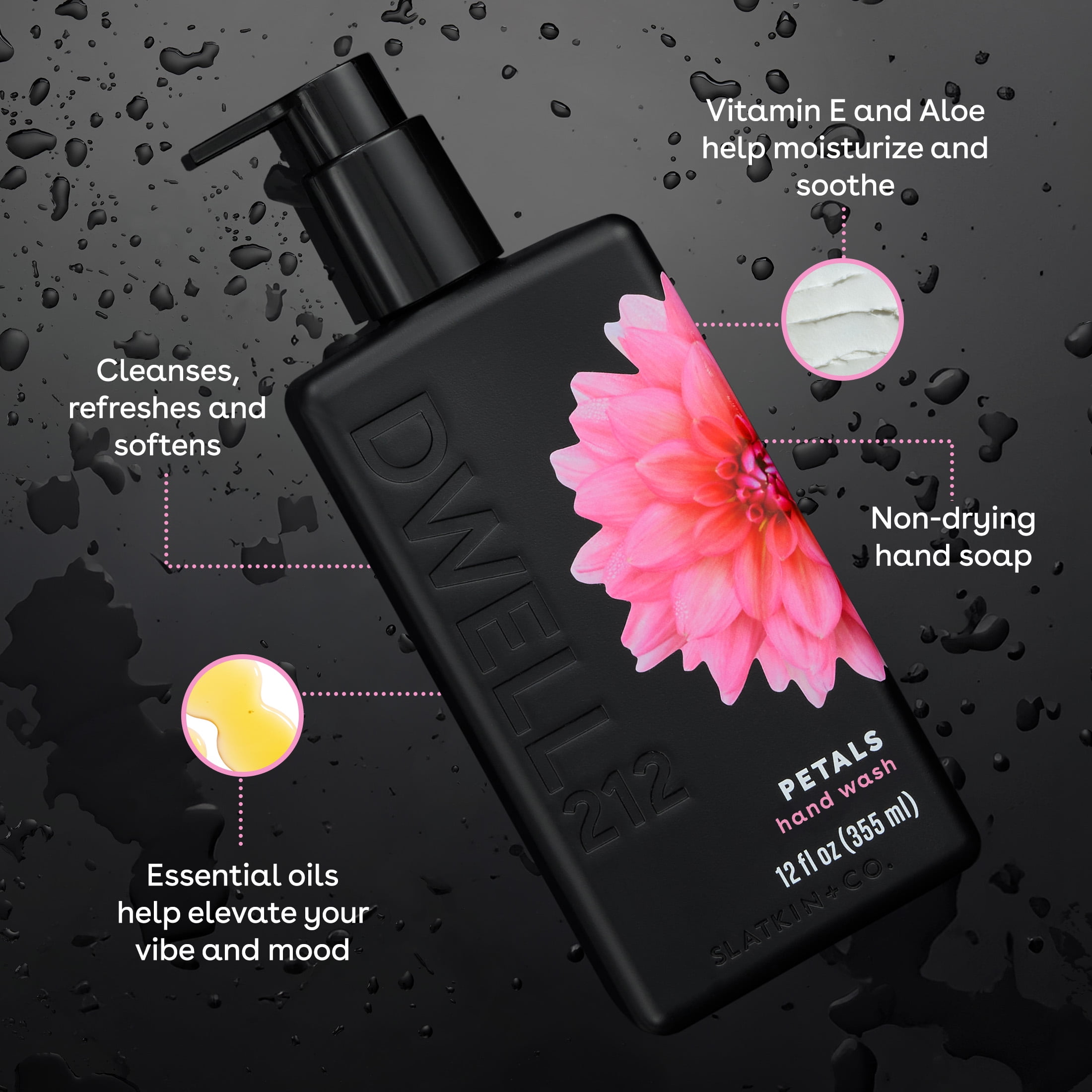 Dwell212 Petals12 oz Hand Wash