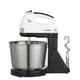 thumbnail image 1 of Electric egg beater, household desktop stainless steel bucket egg beater, small dough mixer, cream stirrer, 1 of 2
