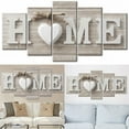 thumbnail image 2 of Lefu Ensemble de Peinture Murale Moderne Non Encadrée 5 Pcs Canva Image Décoration Maison, 2 of 9