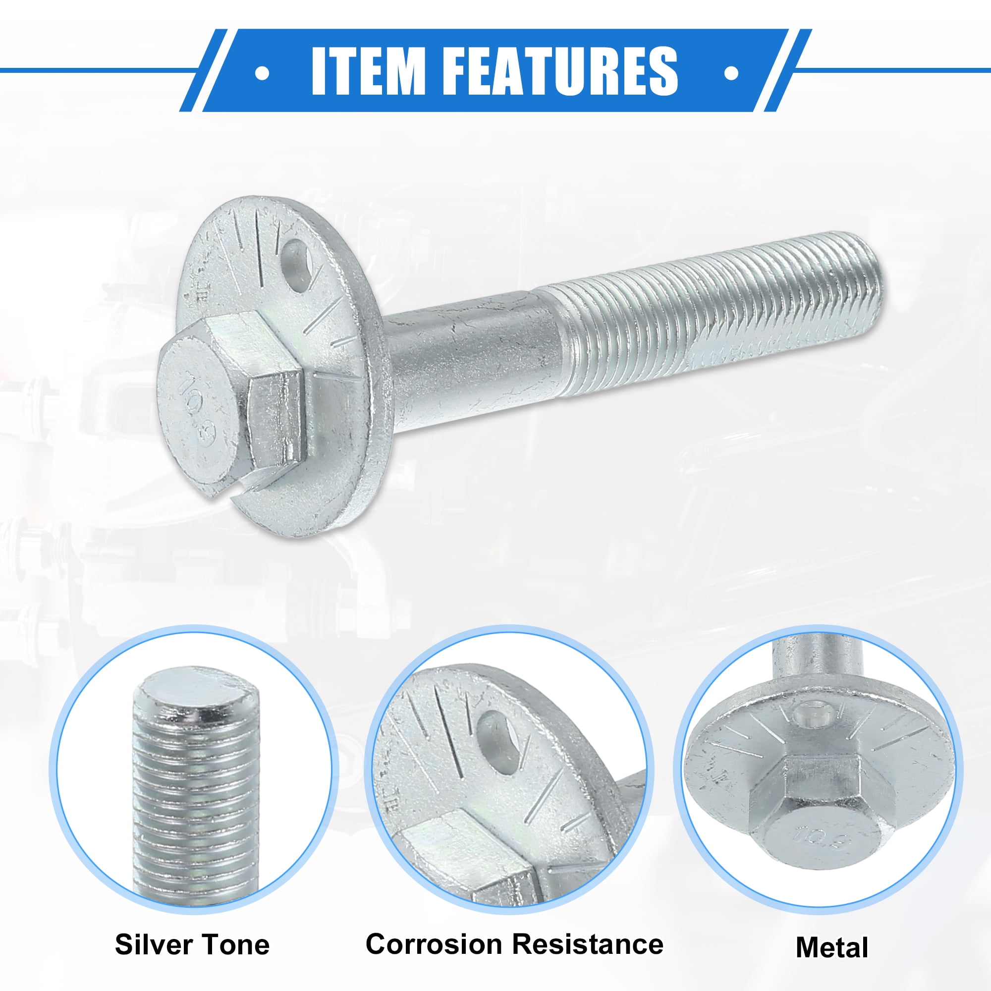 Unique Bargains 2 Pcs Eccentric Alignment Camber Bolt for Suzuki GRAND VIATARA 2006-2013