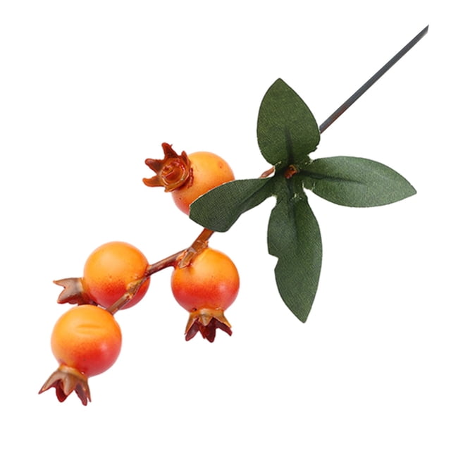 Branche de fruit de Grenade Simulée Baie Fleur Simulée Décoration Maison