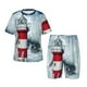 thumbnail image 1 of Balery Circular Lighthouse Conjunto de Pijama Infantil de Manga Corta con Estampado – Ropa de Dormir de Algodón Suave-Medium, 1 of 6