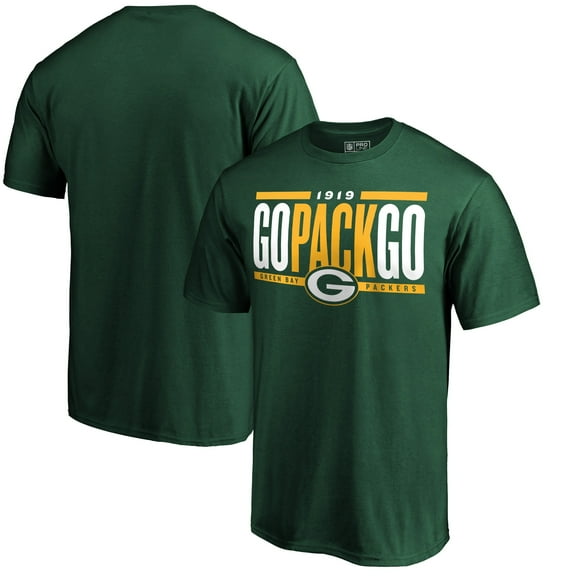Men's Green Green Bay Packers Hometown Refresh Go Pack Go T-Shirt