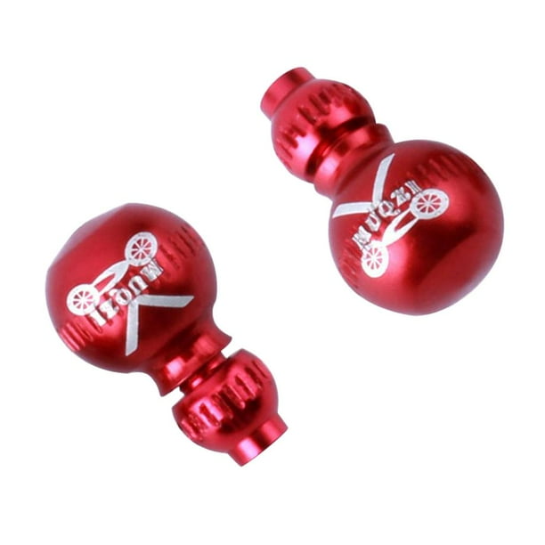 Tapa del extremo del cable del freno de bicicleta kusrkot 2 piezas de bicicleta s de 4mm y 5mm para línea de cambio de freno Red