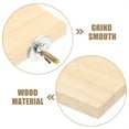 thumbnail image 4 of Wood Bird Perch Platform Bird Parrot Perch Platform Wooden Cockatiel Perch Platform for Bird Cage, 4 of 6