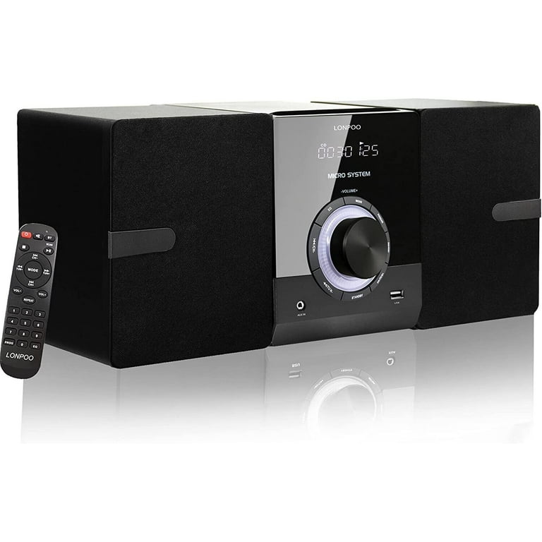 LONPPO LP886 Bluetooth Shelf Music System with CD Player