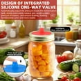 thumbnail image 5 of Pickle Pipes - Airlock Fermentation Lids - Fermentation Kit For Wide Mouth Mason Jar Sauerkraut & Pickle Kit - Fermentation Jar Not Included（5pc）, 5 of 9