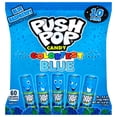 thumbnail image 2 of Push Pop Blue Colorfest - Blue Raspberry Lollipops Bulk Candy - 10 Count Individually Wrapped Lollipops - Assorted Candy, 2 of 8