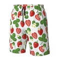 thumbnail image 5 of Kdxio Strawberry Pattern Mens Casual Shorts - Drawstring Summer Beach Sports Shorts for Men, 5 of 9