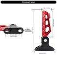 thumbnail image 3 of ZPAQI Metal Footrest Pedals Foldable Footrests Compact Folding Foot Pegs for, 3 of 17
