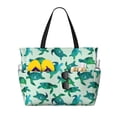 thumbnail image 1 of Fotbe Green Sea Turtle Bolsa de Viaje para Playa - Resistente al Agua, Bolsa Tote de Gran Capacidad y Ligera con 7 Bolsillos para Mujeres y Hombres, 1 of 7