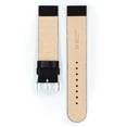 thumbnail image 4 of HIRSCH Scandic Italian Calfskin Watch Strap - Black - M - 20mm - Stainless Steel Buckle - Untextured Leather Band, 4 of 9