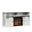 White+Brown, variant on SYNGAR Farmhouse TV Stand with 23in Fireplace, Modern Entertainment Center Media Console Table for 55/60/65" TVs with Sliding Barn Doors, White   Brown