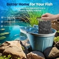 thumbnail image 5 of Aquarium Canister Filter Media Biological Fish Tank Filtration Biomedia - Bio Ball Ceramic Ring Activated Carbon for SunSun Canister Aquarium Pond Aquaculture Bacteria House in Nylon Mesh Bag, 5 of 6