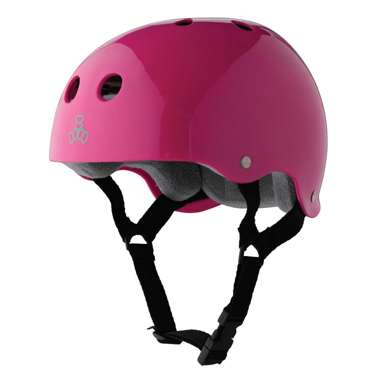 Carbon Rubber Triple 8 Sweatsaver Liner Skateboarding Helmet XL 1079 