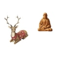 thumbnail image 1 of Figura decorativa de ciervo, alce y reno para sala de estar, oficina, dormitorio, granja, Corazón de Jesús, católico, coleccionable, regalo pa, 1 of 8
