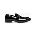 thumbnail image 2 of Stacy Adams Spratley Moc Toe Saddle Slip On Dress Shoes Black 25686-001, 2 of 7