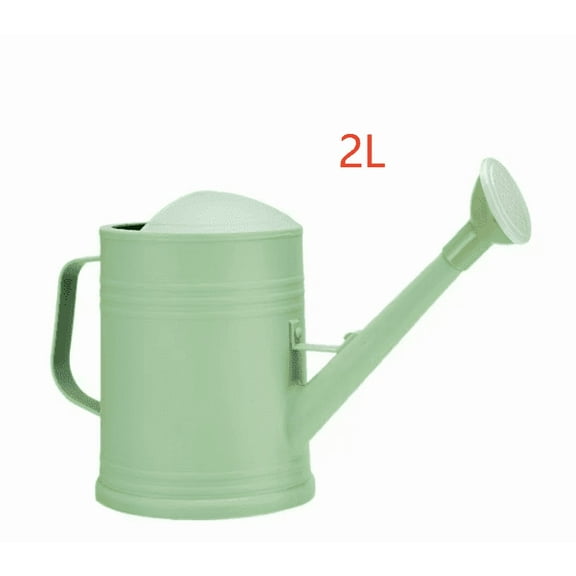 2 L Large Watering Can – Long Spout, Lightweight Plastic, for Indoor/Outdoor Gardens, Flowers & Vegetables