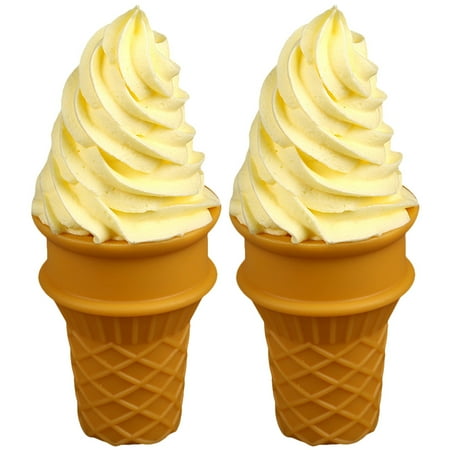 

HOMEMAXS 2Pcs Simulated Ice Cream Models Decorative Children Toys Photoing Ice Cream Decors
