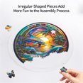 thumbnail image 3 of Aufmer Delicate Puzzle Combined Acrylic Wall Decoration Beautiful Color Matching Simple Assembly Way For Home Porch Window Daily Scene Embellishment, 3 of 6