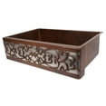thumbnail image 3 of Premier Copper Products  Hammered Copper Kitchen Sink and Drain Package, 3 of 5