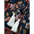 thumbnail image 6 of Franhais Women's Summer Floral Print Tops, Bohemian Short Sleeve V Neck Button Front Loose T-Shirts, 6 of 9