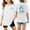 V110-White, variant on WhouRiu Girls Fashion Graphic Tees Kids Short Sleeve Crew Neck Tshirt Comfortable Cute Casual Summer T Shirts,160