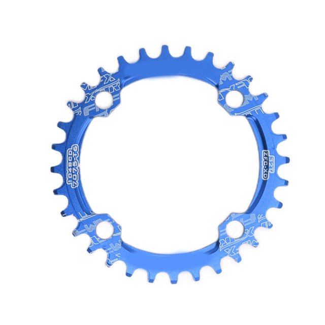Bike Round Chainring, Helpful Bike Chainring Narrow Wide Sturdy Wear Resistant For Mountain Bicycle Black,Red,Blue