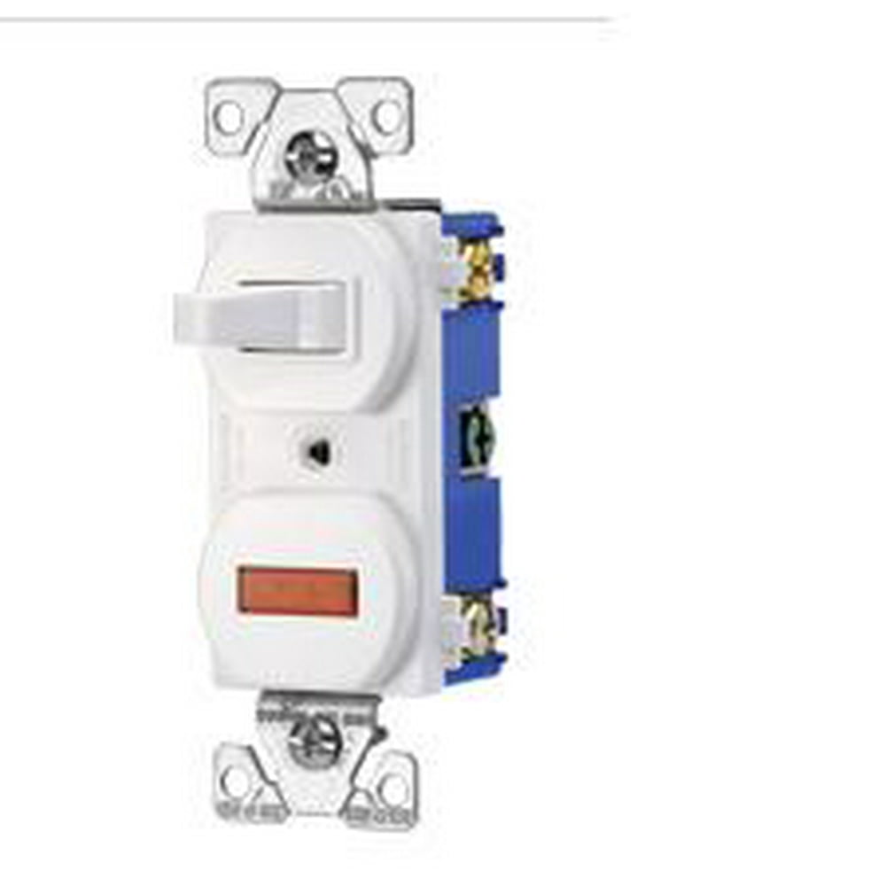 Eaton 294V 15 Amp 120V Combination 3-Way Switch & Pilot Light Ivory