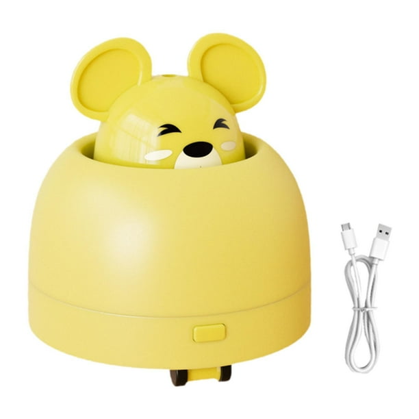 Juguete interactivo para gatos, ratón para gatos, juguete para interiores, cabeza retráctil, ratón automático en movimiento. Amarillo