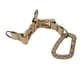 thumbnail image 1 of Mosquetón de plástico con anillo en D, llavero, correas Molle, Clip de engranaje para acampar, senderismo, pesca, color tostado, 1 of 10
