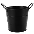 thumbnail image 5 of HOMEMAXS Plant Vintage Galvanized Pail Tin Vase 11.50X11.00X9.00CM Black, 5 of 8