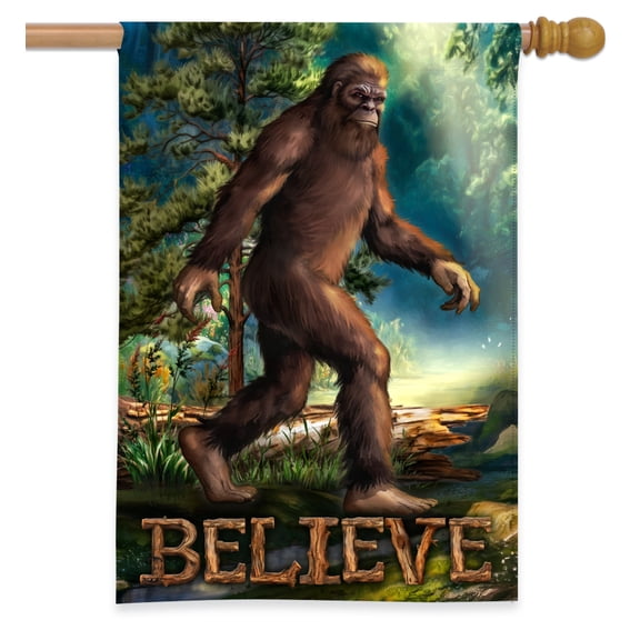 Briarwood Lane Summer House Flag 40x28 For Outdoor Believe Bigfoot For Summer House Flag