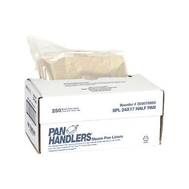 

Panhandlers Clear Half 24 X 17 Inches Steam Pan Liners 250 Count