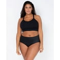 thumbnail image 5 of Smooth Seamless Comfort Wireless Longline Bra - Black Hue, 5 of 10