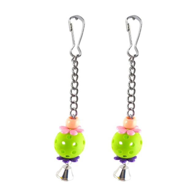 2x juguetes para pájaros de mascotas Juguetes coloridos pequeños a medios pequeños pequeños pájaros loro juguete juguetes para para para coca Verde