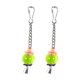 thumbnail image 1 of Juguetes para pájaros de 2 piezas para pájaros loros Juguetes de masticación de juguetes pequeños de conureadores s pájaros s Verde, 1 of 8