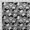 thumbnail image 4 of oneOone Velvet Gray Fabric Kids Sewing Craft Projects Fabric Prints By Yard 58 Inch Wide, 4 of 4