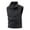 Black, variant on Men's Lightweight Zip Up Vest Windproof Sleeveless Jacket for Travel Hiking Running Golf
