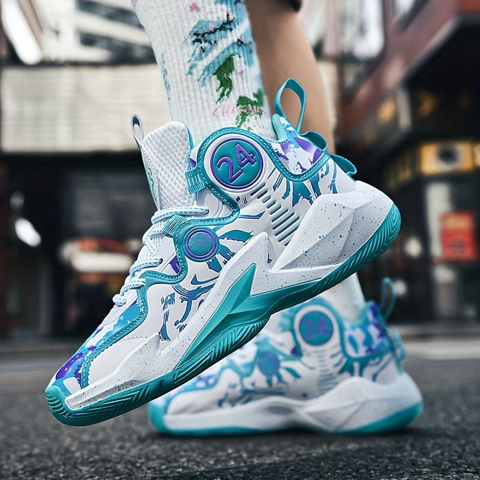 Cool Shoes For Kids Kids Basketball Shoes Boys High-top Spots