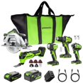 thumbnail image 1 of Greenworks Ensemble Combiné d'Outils Électriques 24 V 5 Pcs, 1 of 12