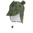 thumbnail image 2 of jobturf Boys Girls Sun Hat Adjustable Chin Strap Baseball Cap with Ear and Neck Flap Cute ​Printed UV Protection Beach Hats Size&nbsp;6 Months-4 Years, 2 of 5