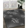 thumbnail image 3 of Ahgly Company Machine Washable Indoor Rectangle Transitional Smokey Gray Area Rugs, 3' x 5', 3 of 7