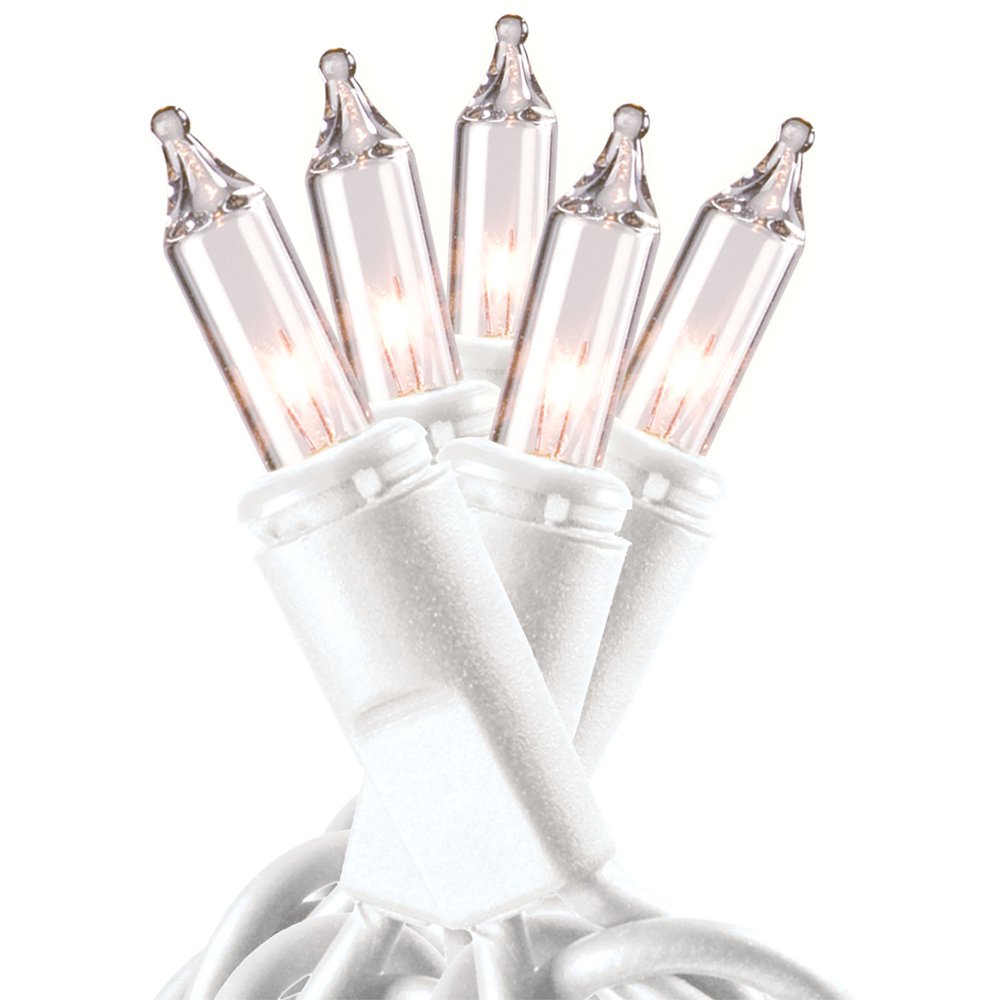 Holiday Time Clear Mini Christmas Lights, 300ct