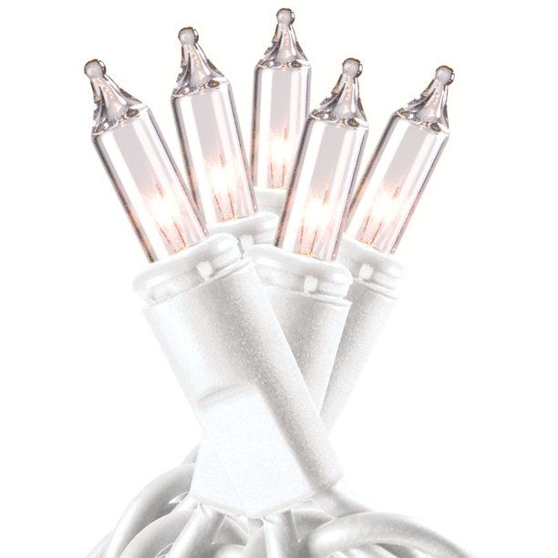 Holiday Time Clear Mini Christmas Lights, 300ct