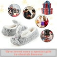 thumbnail image 2 of cosyone1997 Cute Fuzzy Animal Slippers for Women Girls Teens Kids, Warm Fluffy Bedroom Socks Indoor, Cozy House Shoes Non-slip Grip Soles, Winter Funny Gifts Unique, 2 of 7