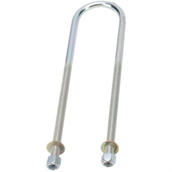 Leaf Spring U-Bolts for 2-1/2 Inch Axle Tube, 8 Inch Long